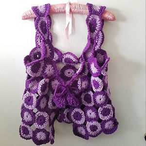 Vtg Knitted Vest